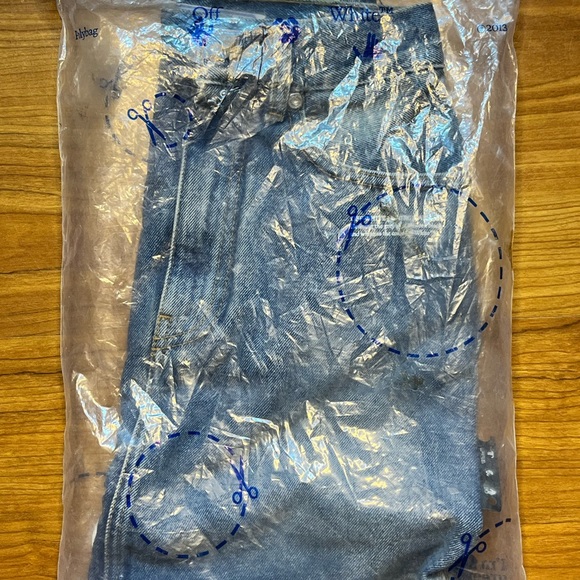 OFF-WHITE C/O VIRGIL ABLOH DENIM MINI SKIRT - Picture 10 of 11